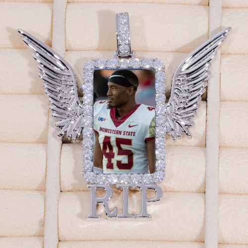 RIP WING 3D CUSTOM PICTURE PENDANT