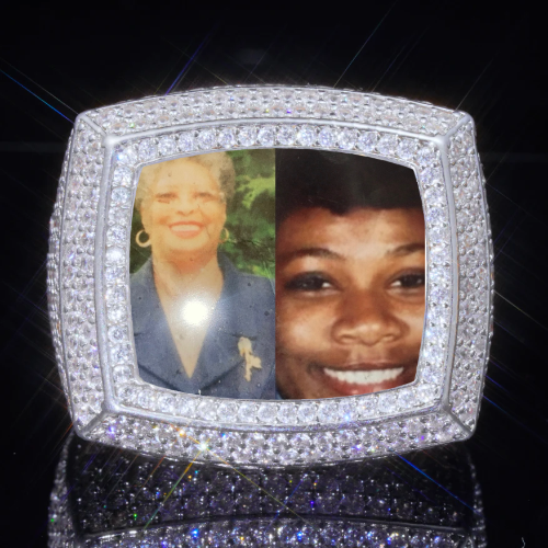 3D CUSTOM PICTURE ICED RING