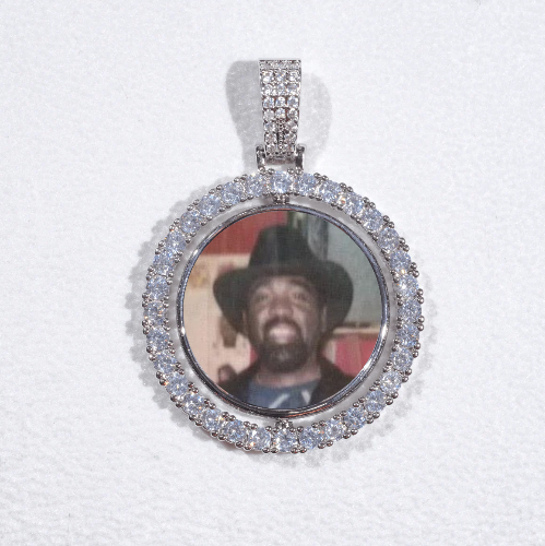 3D Spinning 2-Faced Custom Picture Pendant