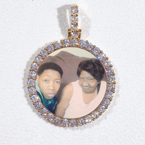 3D CIRCLE CUSTOM PICTURE PENDANT SMALL SIZE