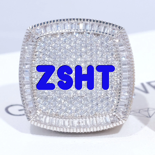 CUSTOM LETTER 3D ICED RING