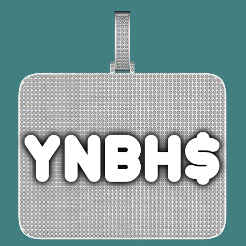 CUSTOM LETTER NECKLACE 3D BIG SQUARE