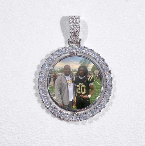 3D Spinning 2-Faced Custom Picture Pendant