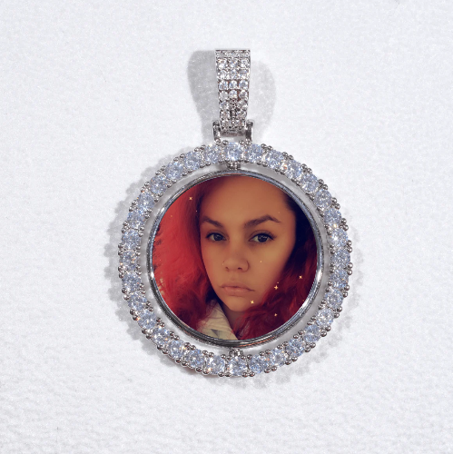 3D Spinning 2-Faced Custom Picture Pendant