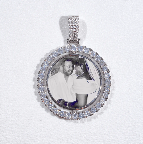 3D Spinning 2-Faced Custom Picture Pendant