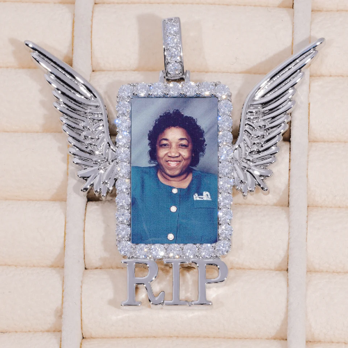 RIP WING 3D CUSTOM PICTURE PENDANT