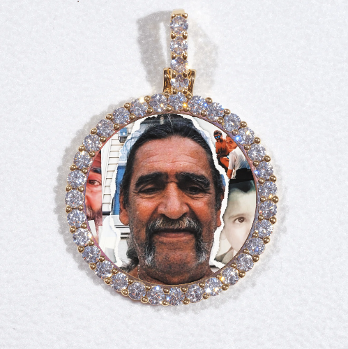 3D CIRCLE CUSTOM PICTURE PENDANT SMALL SIZE