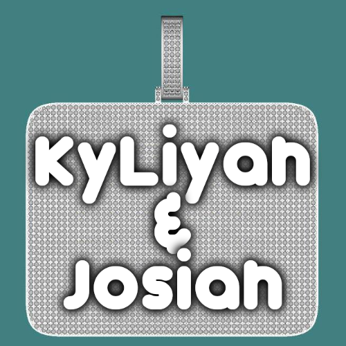 CUSTOM LETTER NECKLACE 3D BIG SQUARE