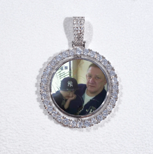 3D Spinning 2-Faced Custom Picture Pendant