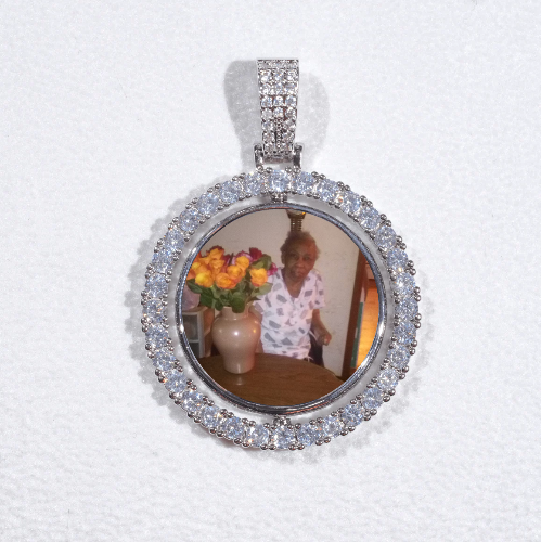 3D Spinning 2-Faced Custom Picture Pendant