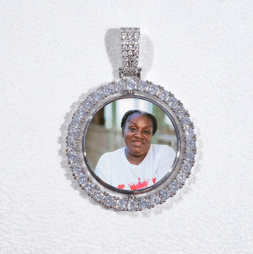 3D Spinning 2-Faced Custom Picture Pendant