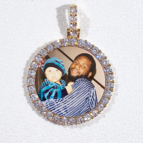 3D CIRCLE CUSTOM PICTURE PENDANT SMALL SIZE