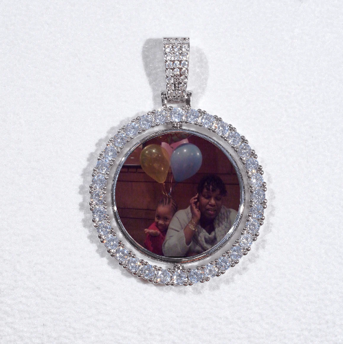 3D Spinning 2-Faced Custom Picture Pendant