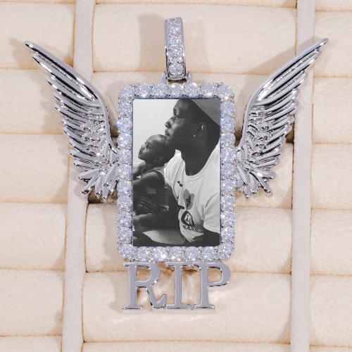 RIP WING 3D CUSTOM PICTURE PENDANT