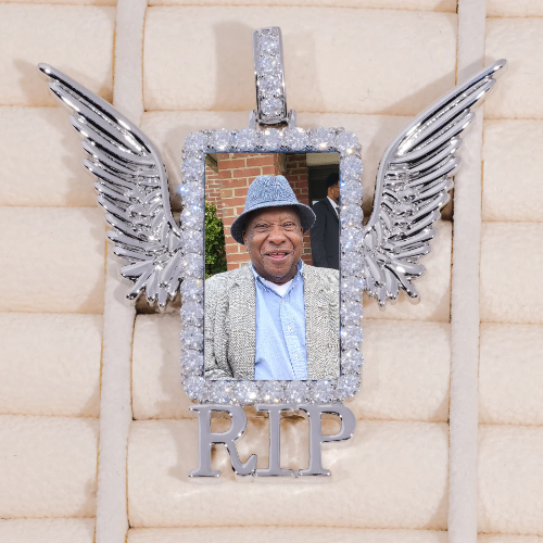 RIP WING 3D CUSTOM PICTURE PENDANT