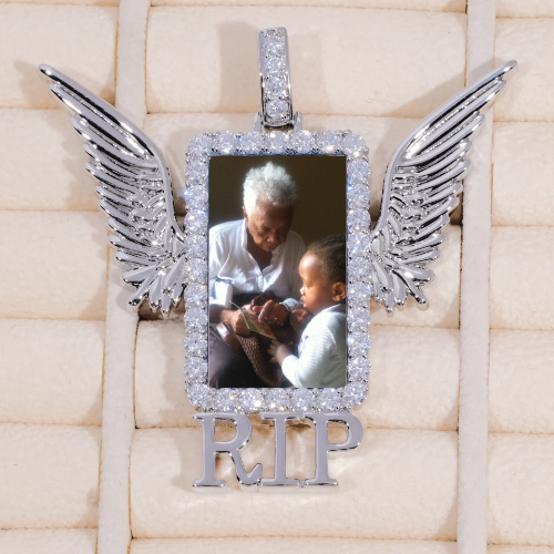 RIP WING 3D CUSTOM PICTURE PENDANT