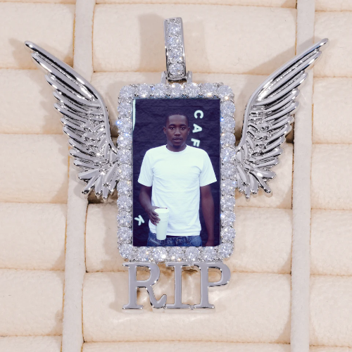 RIP WING 3D CUSTOM PICTURE PENDANT
