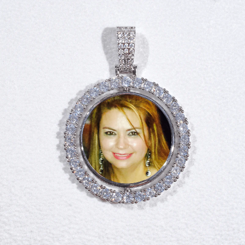 3D Spinning 2-Faced Custom Picture Pendant