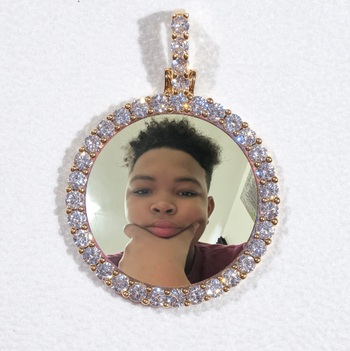 3D CIRCLE CUSTOM PICTURE PENDANT SMALL SIZE