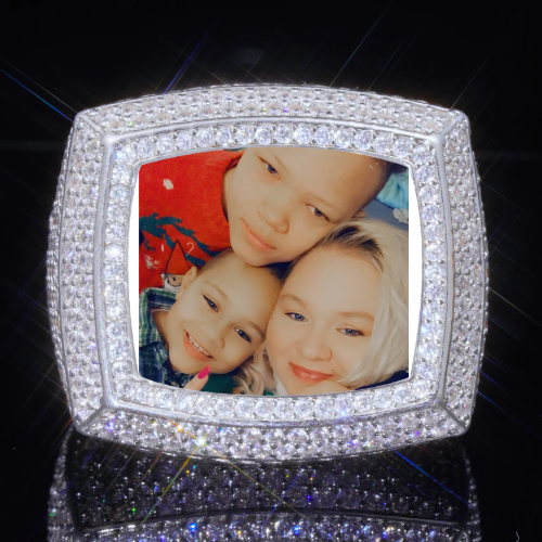 3D CUSTOM PICTURE ICED RING