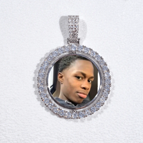 3D Spinning 2-Faced Custom Picture Pendant