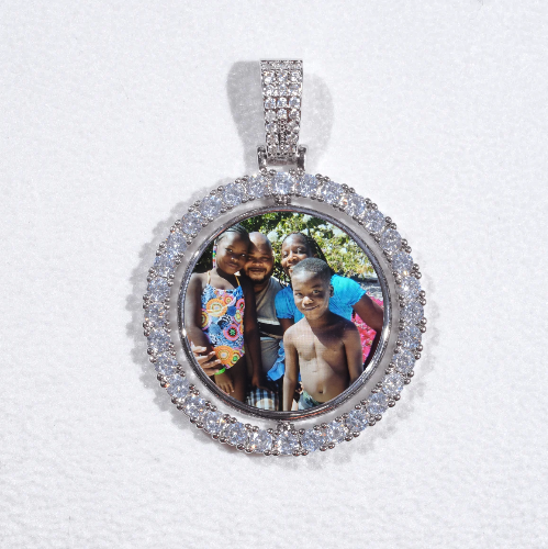 3D Spinning 2-Faced Custom Picture Pendant