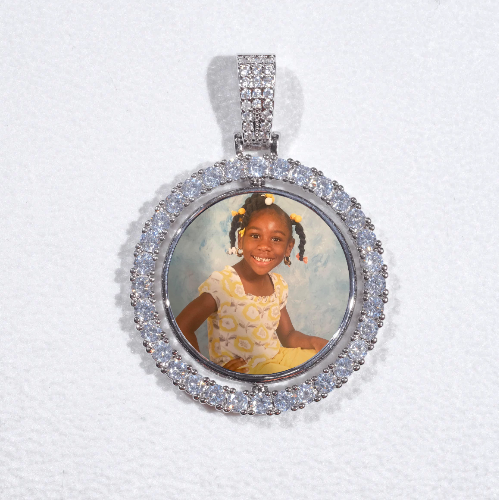 3D Spinning 2-Faced Custom Picture Pendant