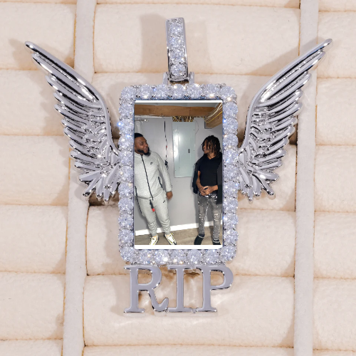 RIP WING 3D CUSTOM PICTURE PENDANT