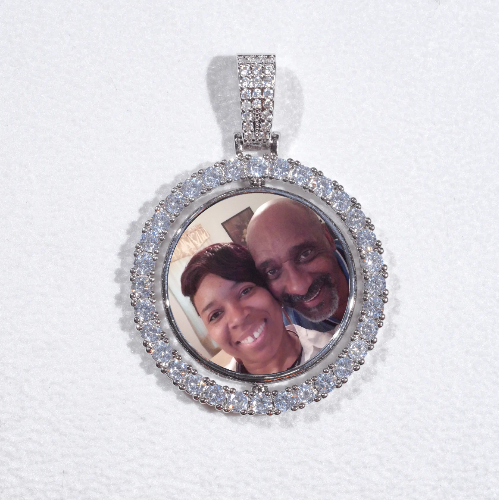 3D Spinning 2-Faced Custom Picture Pendant