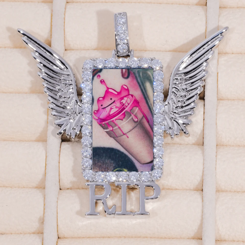 RIP WING 3D CUSTOM PICTURE PENDANT