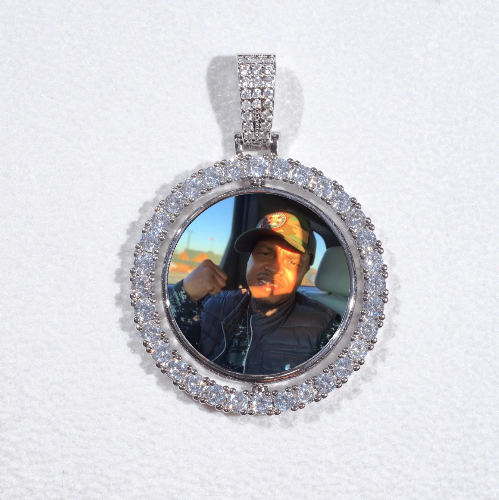 3D Spinning 2-Faced Custom Picture Pendant