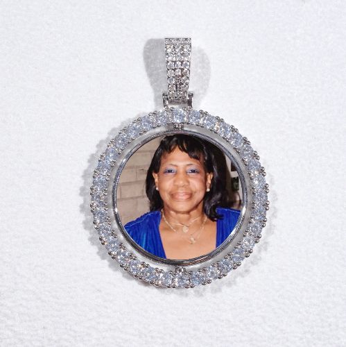 3D Spinning 2-Faced Custom Picture Pendant