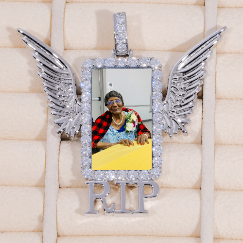 RIP WING 3D CUSTOM PICTURE PENDANT
