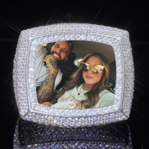 3D CUSTOM PICTURE ICED RING