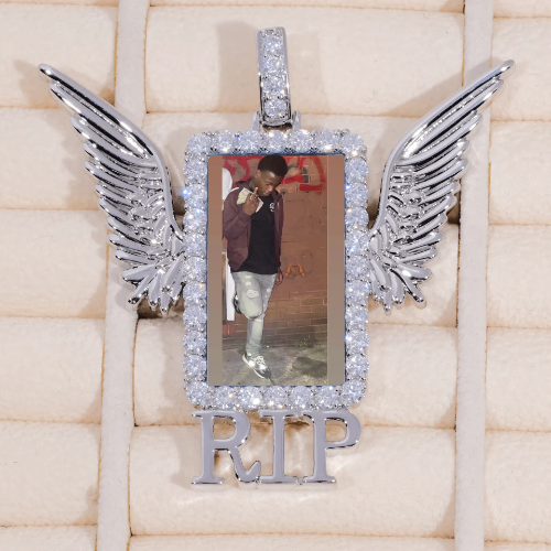 RIP WING 3D CUSTOM PICTURE PENDANT