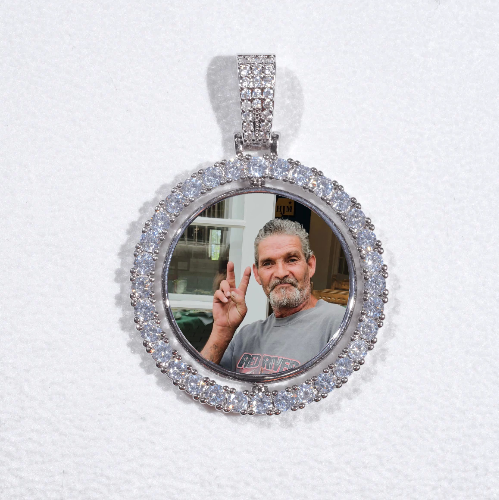 3D Spinning 2-Faced Custom Picture Pendant