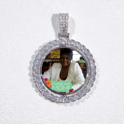 3D Spinning 2-Faced Custom Picture Pendant