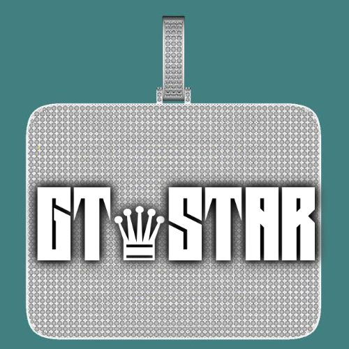 CUSTOM LETTER NECKLACE 3D BIG SQUARE