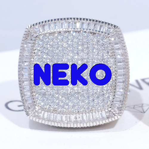 CUSTOM LETTER 3D ICED RING