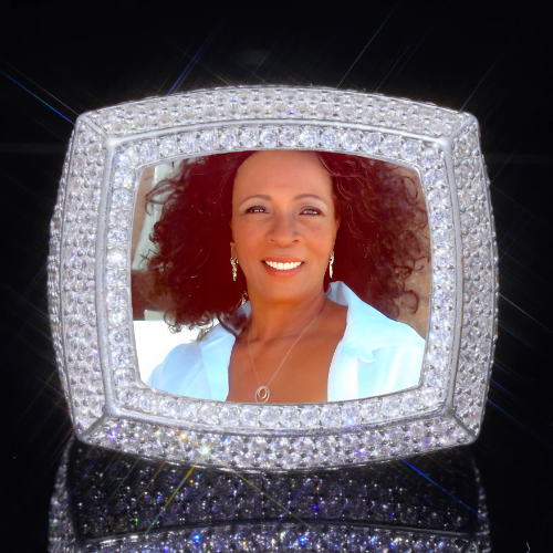 3D CUSTOM PICTURE ICED RING