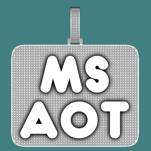 CUSTOM LETTER NECKLACE 3D BIG SQUARE