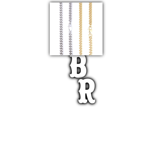 Custom Letters Freibeuter Font Necklace