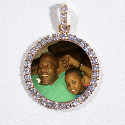 3D CIRCLE CUSTOM PICTURE PENDANT SMALL SIZE