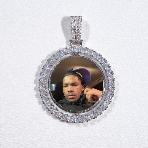 3D Spinning 2-Faced Custom Picture Pendant