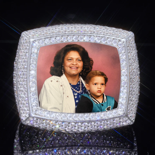 3D CUSTOM PICTURE ICED RING