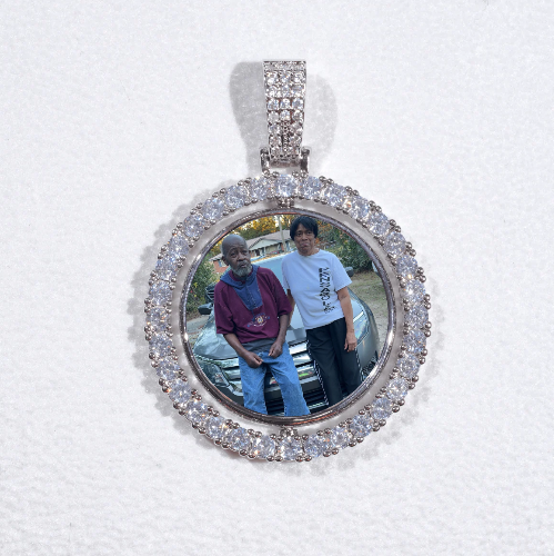 3D Spinning 2-Faced Custom Picture Pendant