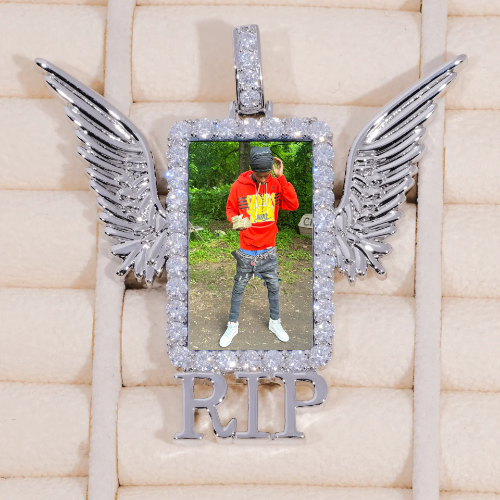 RIP WING 3D CUSTOM PICTURE PENDANT