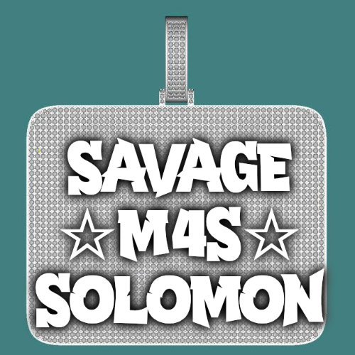 CUSTOM LETTER NECKLACE 3D BIG SQUARE