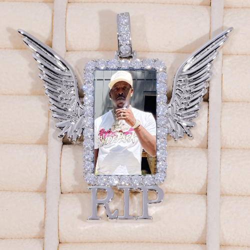 RIP WING 3D CUSTOM PICTURE PENDANT