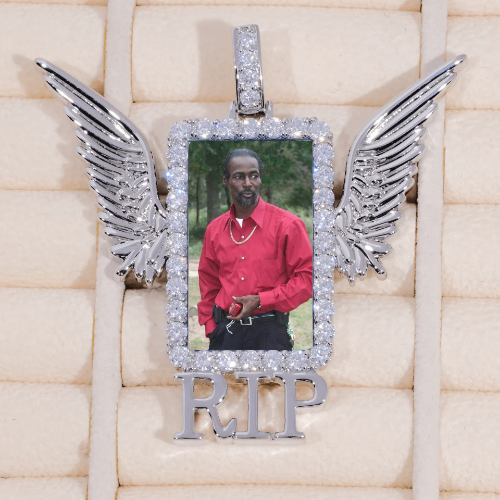 RIP WING 3D CUSTOM PICTURE PENDANT